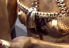 Nude Show with Slipping Costume Exposing Nipples