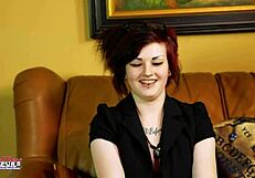 I dildo fuck my pussy while rubbing my tits