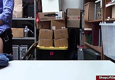 i'm lilly hall, caught shoplifting and got my pussy fucked