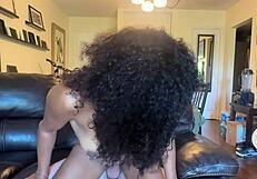 Sascha's First Interracial Casting: Petite Ebony Beauty Explores Rough Sex