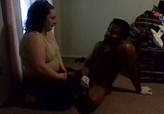 Naked Workout Session With Mature Black Mommy