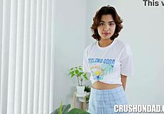 Quiet Girl Surrenders All Holes To Trio