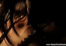 Arab asian babe dances erotically nude