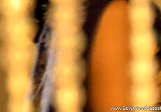 Arab asian babe dances erotically nude