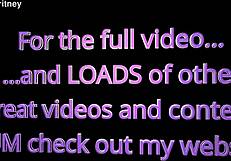 Britney swallows big cumshots!