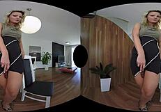 Samantha Jolie Loves VR Sex And Toying Pussy