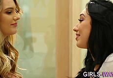 she says, 'watch this gorgeous teen rim her girlfriend'