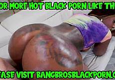 Watch this ebony slut suck a huge black pole by the pool?