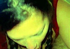 Intense quick sloppy blowjob with deepthroat action