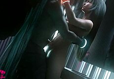 Super hot threesome with Fita Cloud and Aerith breeding