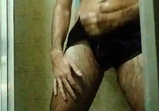 Brazilian Skinny Girl Masturbates Huge Cock In Bath Until Orgasm With Jerk Instructions