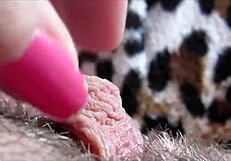 Detailed Closeup Of Big Clit Reaching Intense Orgasm