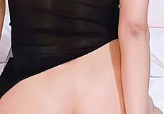 horny bluee films herself masturbating her perfect pussy