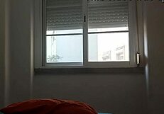 Amateur Guy With Big Dick Fucks Sexy Girlfriend In Bed After She Traveled