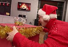 This Asian Slut Will Remember This Christmas for the Rest of Her Life