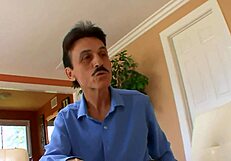 cuckold wife enjoys passionate quickie with older dirty man