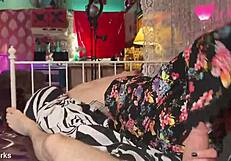 Goddess Starlavamp Teases Stepbro with Sultry Sucking and Playful Selfies