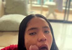 Does the amateur couple appreciate that huge neighbor cock?