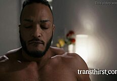 Tranny surprises boyfriend with passionate fucking