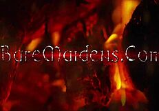 King fucks maid's pussy hard in cosplay