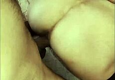 Wife in stockings shows amateur passion