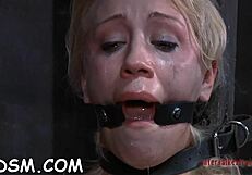 Ravishing the blonde maiden to intense orgasm.