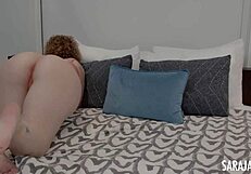 Sara Jay Subtly Vibes Her Clit While Dildo Fucking Herself