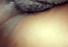 Playing with my landlady's fat and wet features