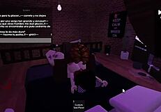 Intense session with roblox bbc lover