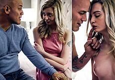 Lexi lore gets daddys special hug with fingering, licking, and hardcore roleplay