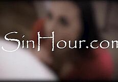 aussie beauty saves marriage by double penetrating a girl with her husband