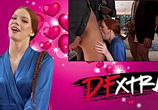 My petite blonde girlfriend interrupts my friend's game for some quality time