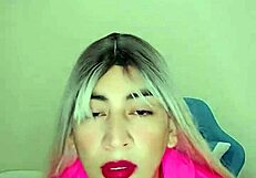 Is that transsexual cock pink and delicious?