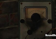 Dominant Lesbian Mistress Takes Big Strapon And Orgasms With Tied Up Slave