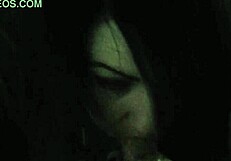 Amateur BBW MILF Scarlet Doll intensely deepthroats a big cock