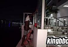Miami hotel shenanigans - michelle martinez sucking dick outside