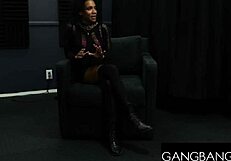 Myste Vixen Loves Gangbangs, Getting Creampied In Cowgirl And Deepthroat Blowjobs