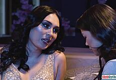 Trans star ember fiera feels horny during shooting