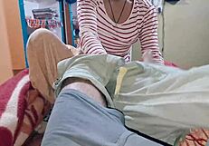 Horny indian babe secretly fucked by lover before tying the knot