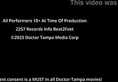 Aria Nicole Paints Her Tootsies Behind The Scenes