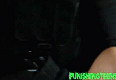 Bound blonde teen gets roughly fucked in hardcore bondage session