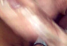 ball licking cumshot on tits
