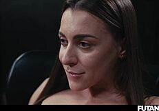 Futa Smoke Transforms Girl Into Shemale With Big Dicks And Creampie