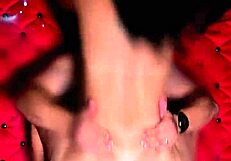 Cowgirl Reverse Ride With Tanned Stepsister's Hairy Pussy