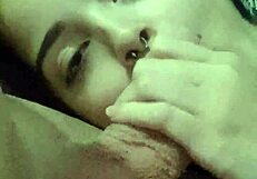 i share how my submissive wife debora prado gives sloppy deepthroat blowjobs every night before bed