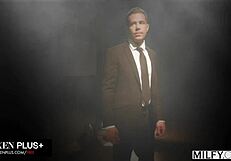 i watch the redheaded milf zoe grey get massaged and ride in cowgirl style