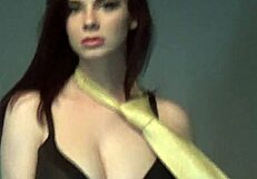 Emma Poses Sensually in Natural Tits Photoshoot