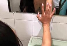 tight ass fucked in bathroom by him