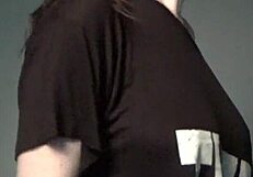 Emma Poses Sensually in Natural Tits Photoshoot