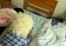 Homemade amateur ebony and blonde in ambition ebony edition